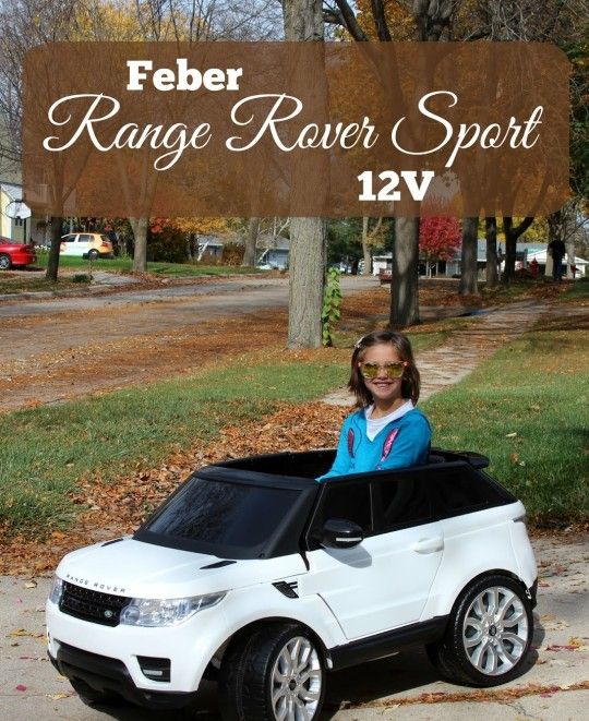 White Range Rover Sport Ride ON