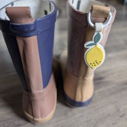 Sticky Lemon 🍋 Kids Boys Rain Boots Size 26
