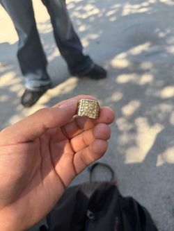 10k gold nugget ring