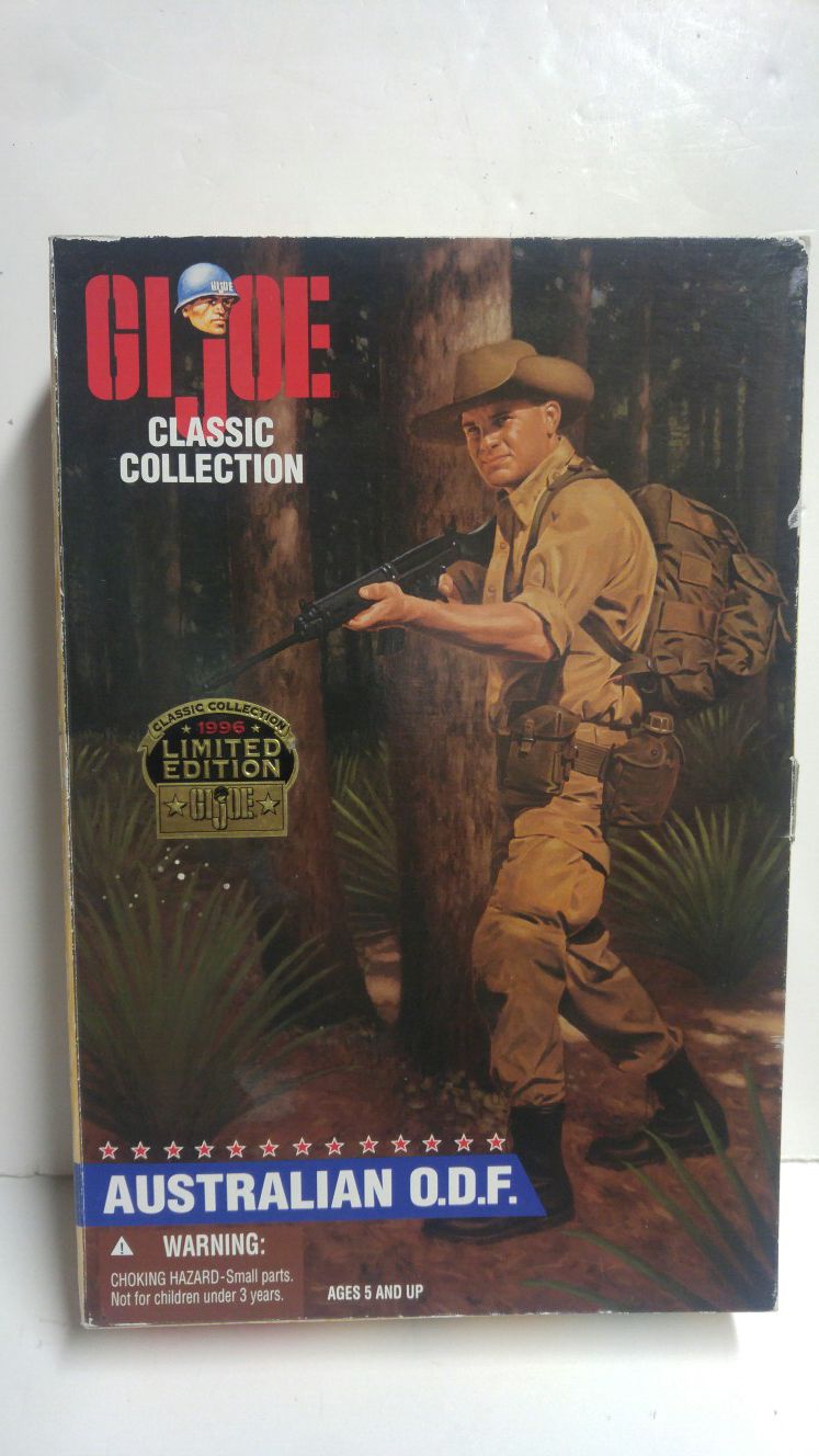 Limited edition 1996 GI Joe Australian O.D.F.