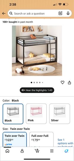 Bunk Bed/ Twin over Twin