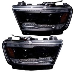 Smoked Headlights Ram 1500
