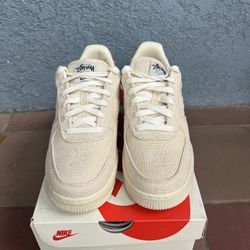 Air Force 1 Low Stussy Fossil