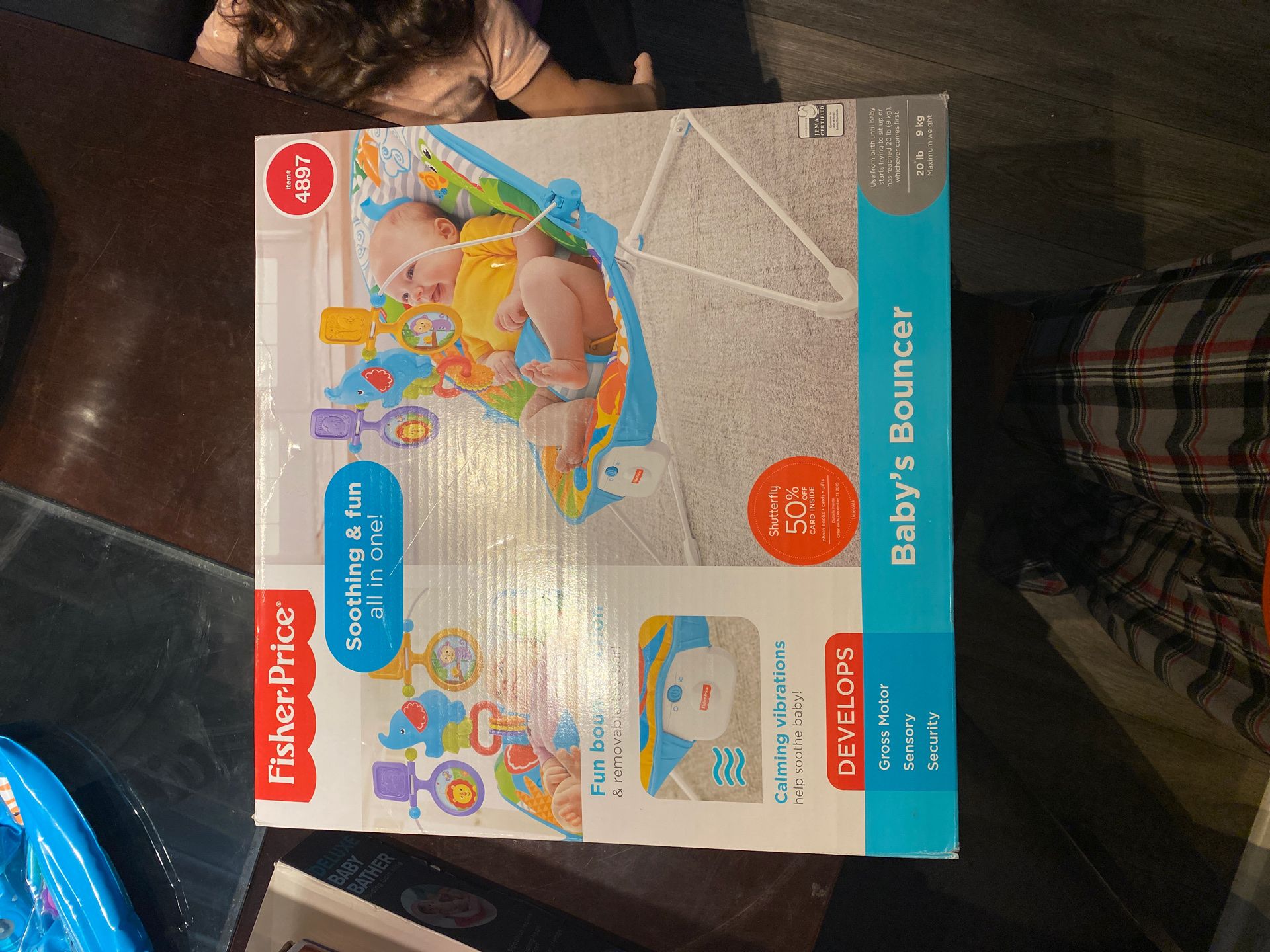 Baby bouncer/bather/sterilizer/drying racks