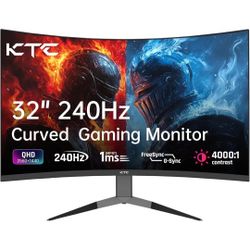 Brand New UNOPENED BOX 32in 240hz Curved Gaming Monitor 2k