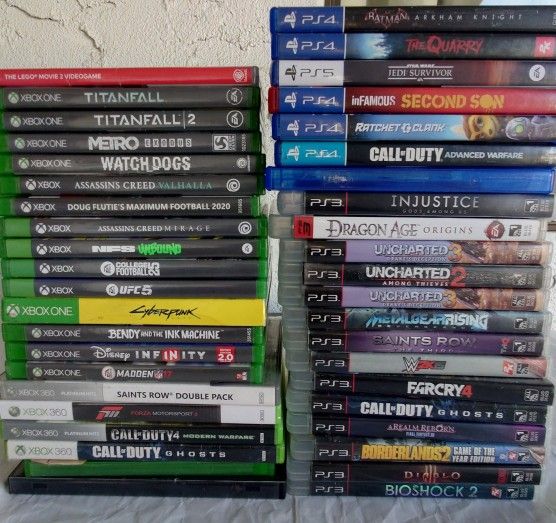 Playstation And Xbox Games