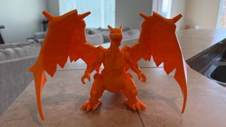 3d printed Charizard Pokemon.