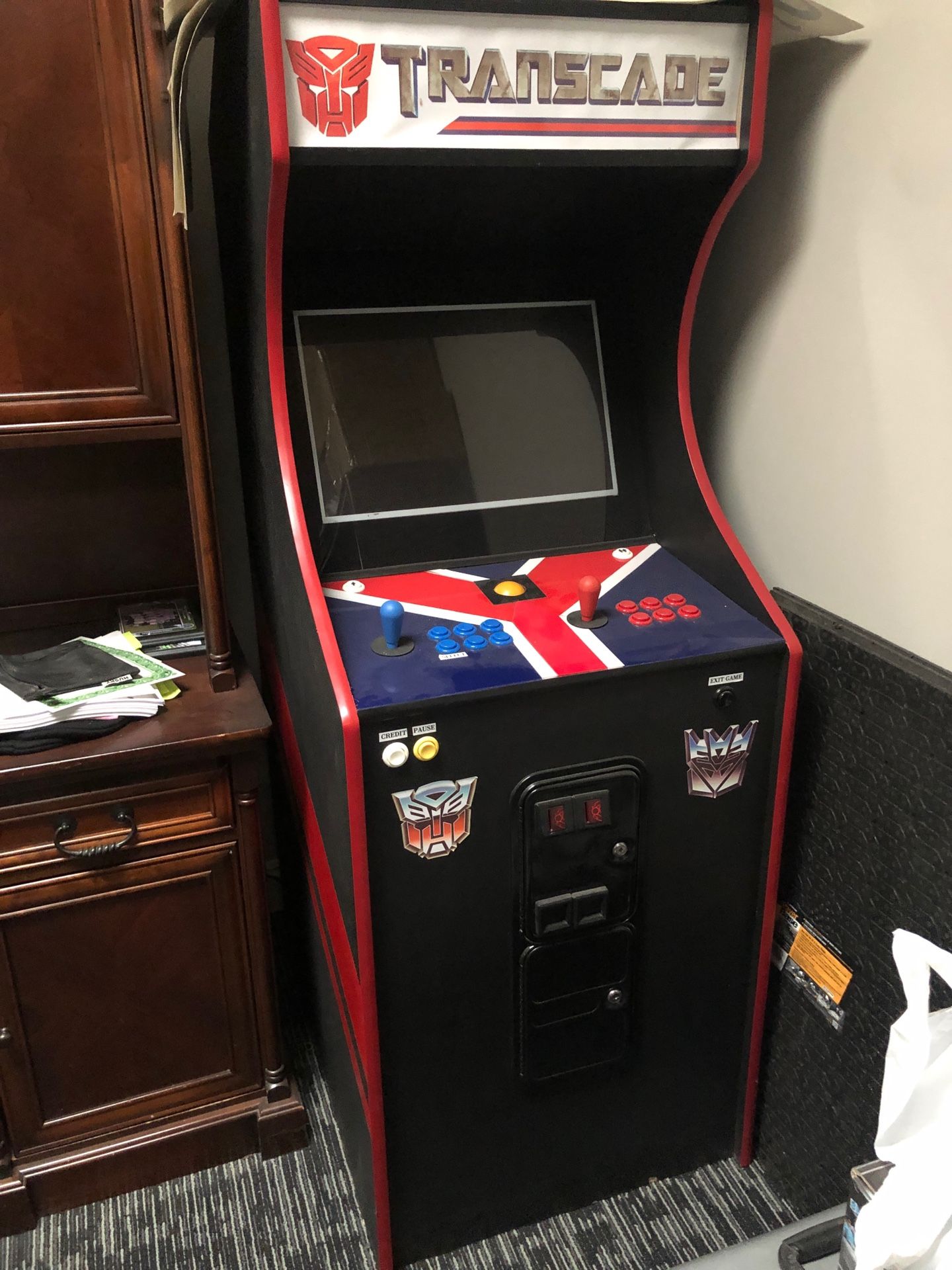 Custom built arcade game