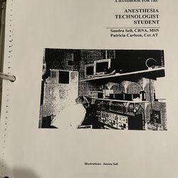 Manual For anesthesia Technologist Students For sale $39