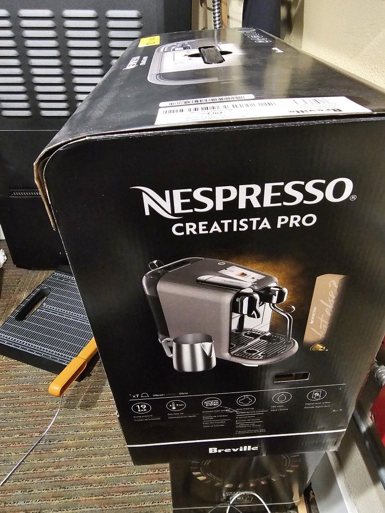 Nespresso CREATISTA PRO. lists for over $800