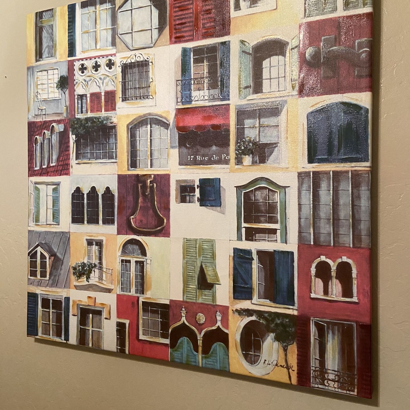 Parisian World Market Canvas