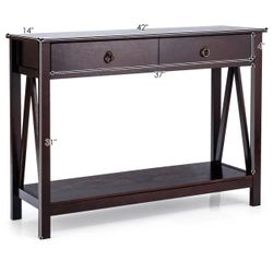 Brand new console table