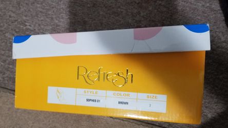 Refresh women shoes size 7