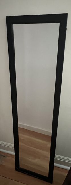 Full Length Black Framed Mirror