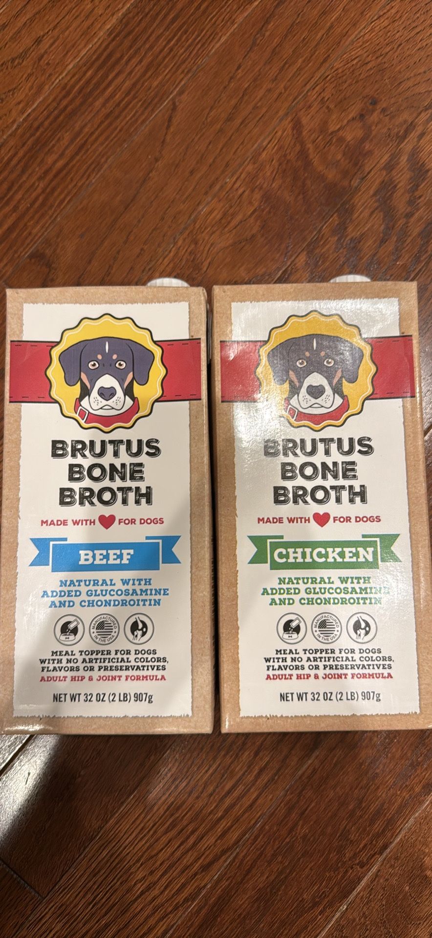 Brutus bone dog broth 2 for $10
