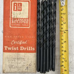 Illinois Eclipse 8.20mm. High Speed Steel Drill Bits(6pcs)
