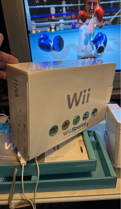 Nintendo Wii Console System CiB Complete in Box Wii Sports Bundle