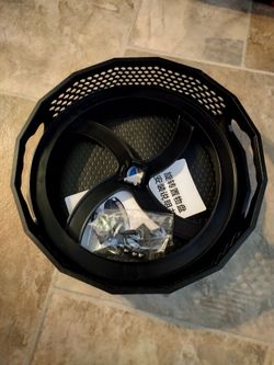 Black plastic Lazy Susan