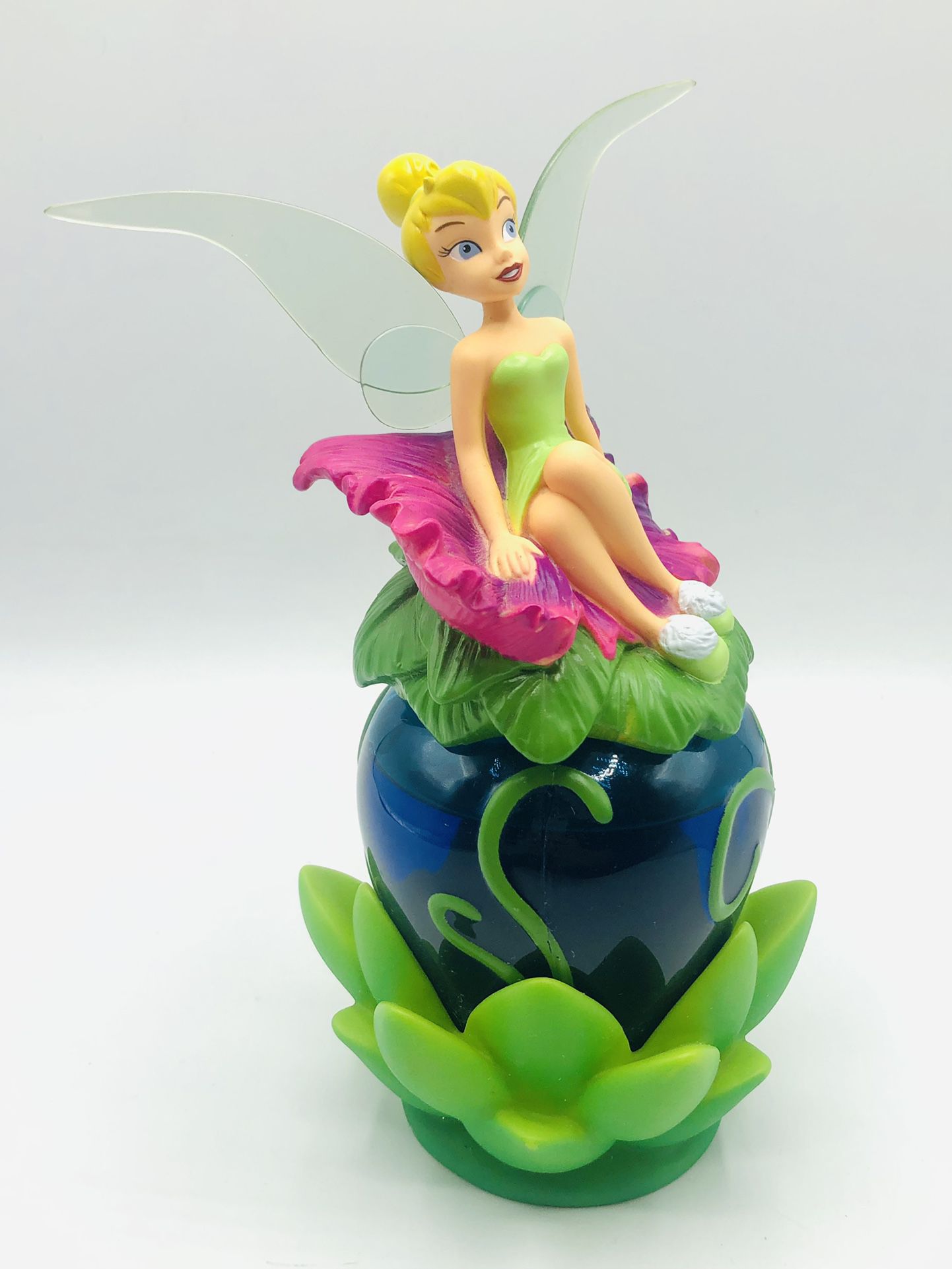 Disney Fairies Tinkerbell With Wings Bubble Bath Soap Decanter Dispenser MZB