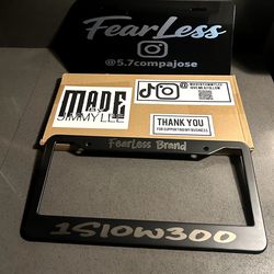 Laser Engraved Aluminum License Plates & License Frames