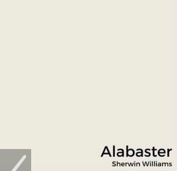 Alabaster Color Sherwin Williams paint