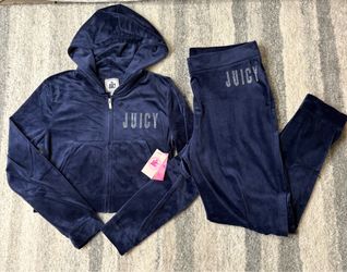 Juicy couture navy blue 2 piece outfit NEW SIZE XXL