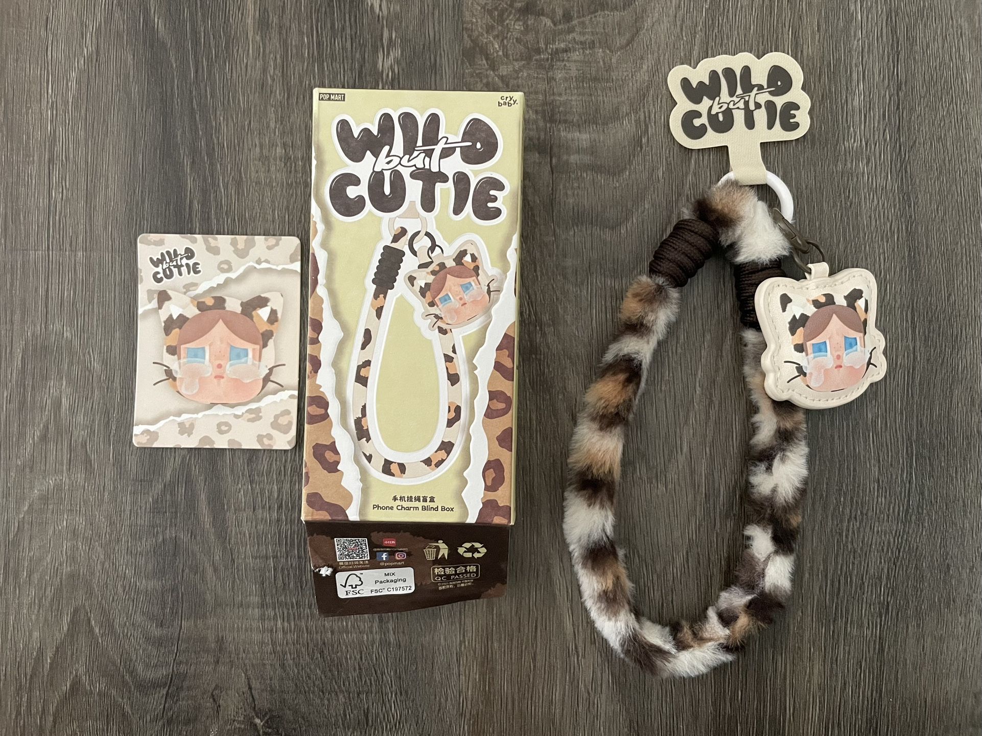 Wild But Cutie Phone Charm - Vintage Cutie