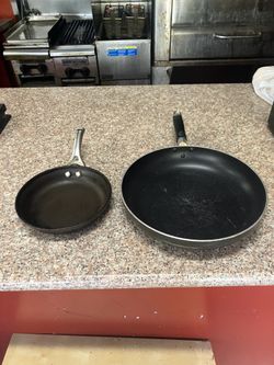 Calphalon 8 inch Pan and bigger Alpine pan