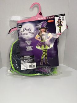 Pretty Potion Witch Girls Size S ( 6/6x)