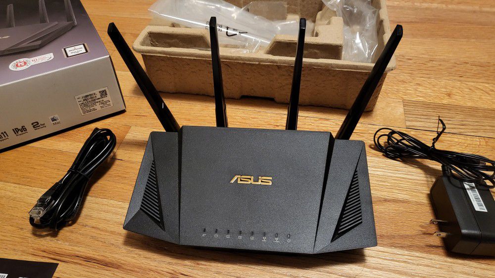 ASUS RT-AX3000 Dual Band Smart WiFi 6 Router