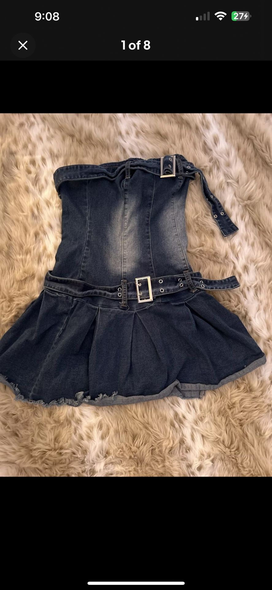 Denim Skirt Dress