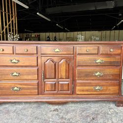 Solid wood dresser