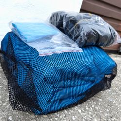 2003 STAMAS 31ft Express Boat Cover Non-Trailerable Cover, Blue, NWB