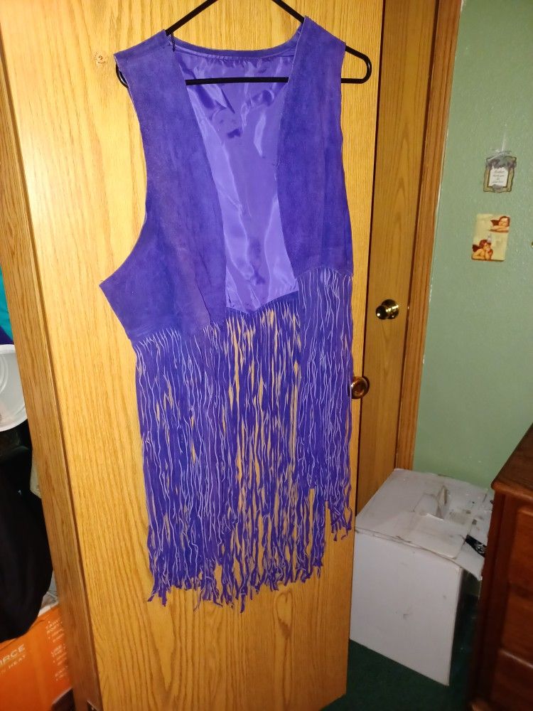 Purple Vest And Purple Boots