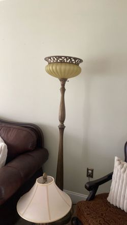 Floor lamp  and matching table lamp