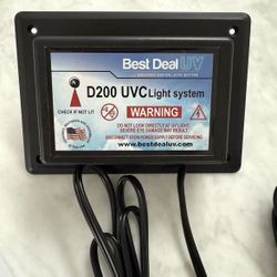 D200 Dual Lamp UV UVC Light For HVAC Duct House 