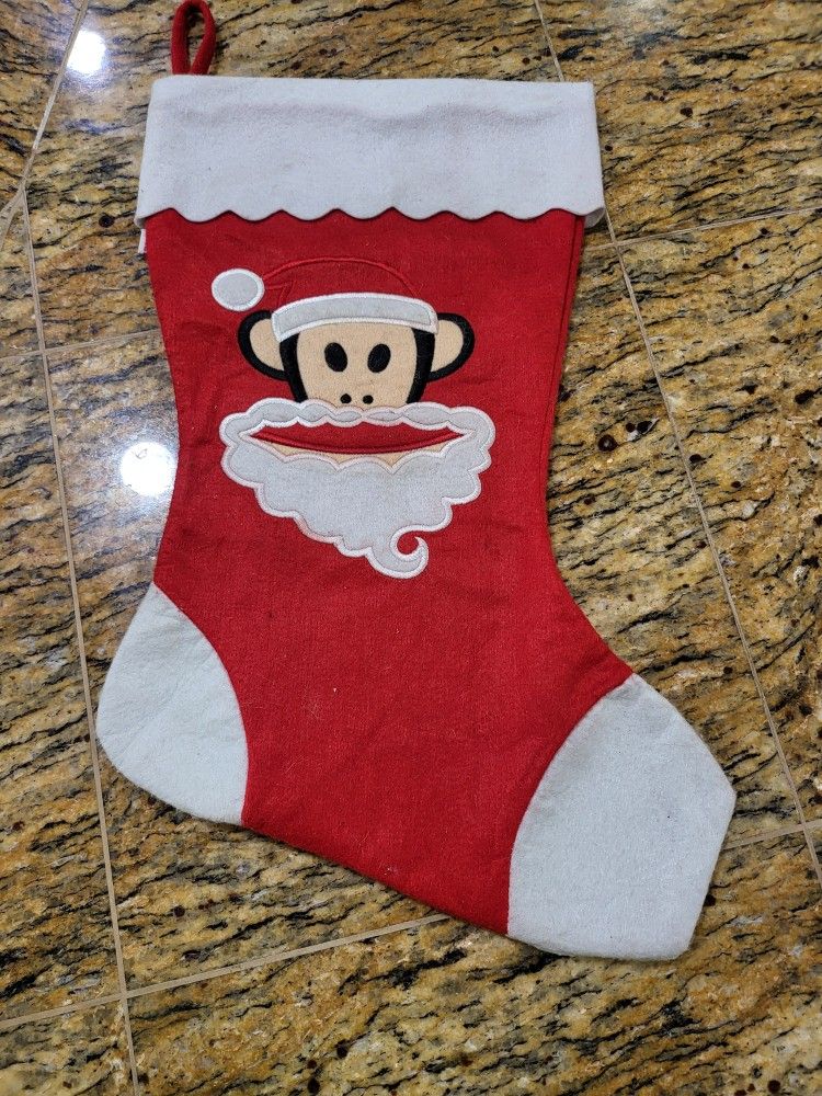 🎄 Paul Frank Santa Monkey Christmas Stocking – 2004 Design!
