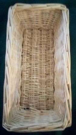 Tan woven basket