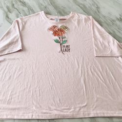 Disney Plant Lady Baby Pink Shirt