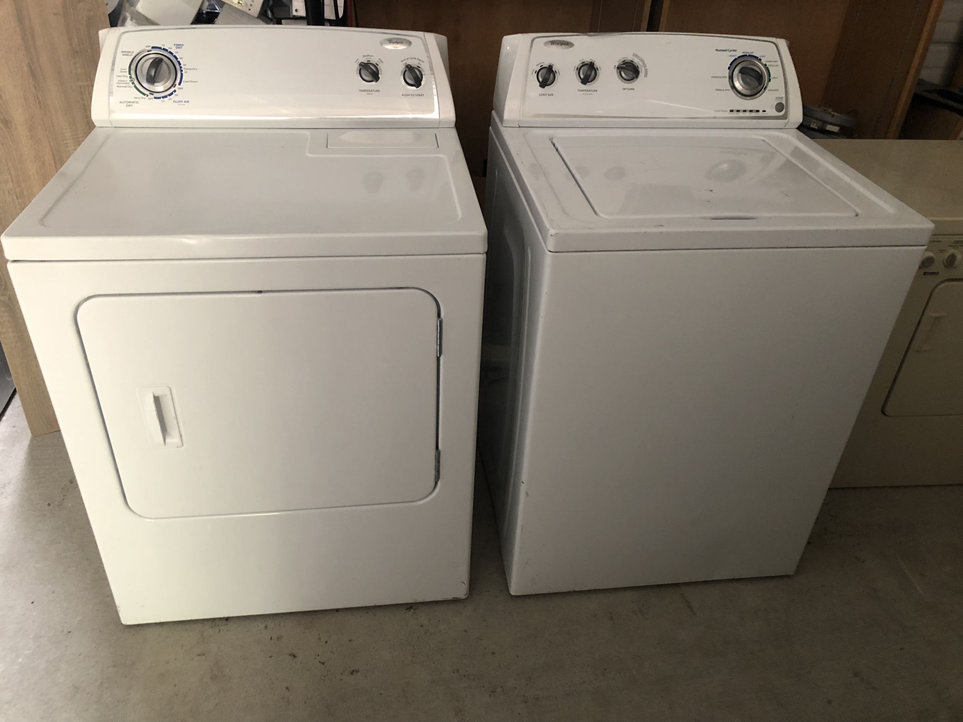 Whirlpool Washer - Electric Dryer