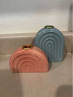2. Vintage art deco vases