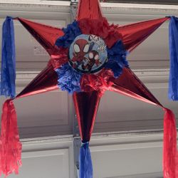 Spidey Star Pinata