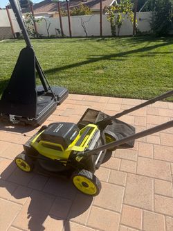 RYOBI 40V HP Brushless 20” Lawn Mower + Battery – Great Condition