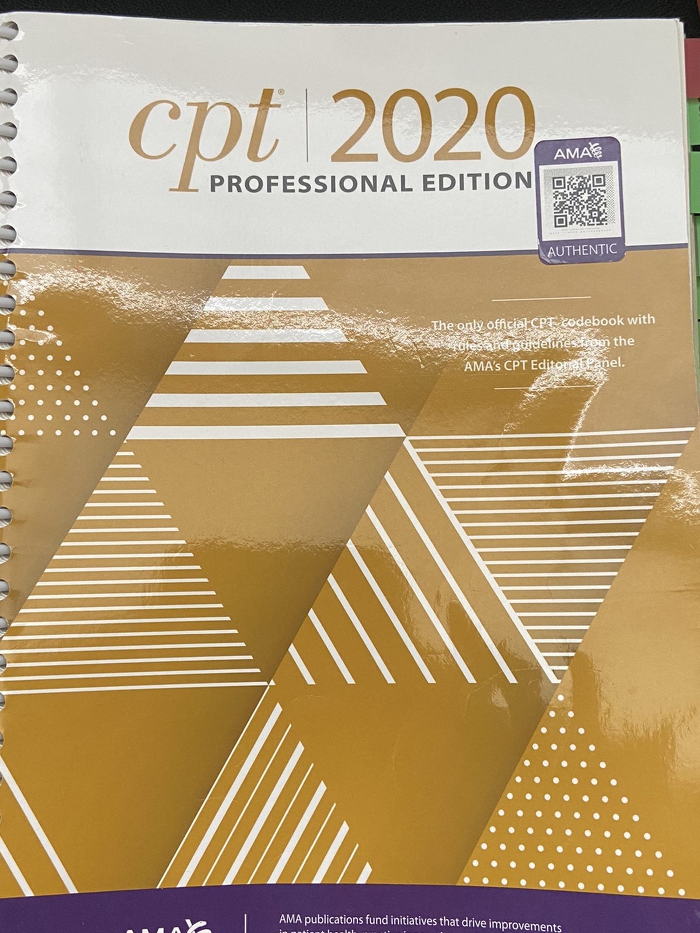 CPT 2020 Book Professional Edition For Coders