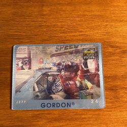 Jeff Gordon 1997 Hologram Trading Card 