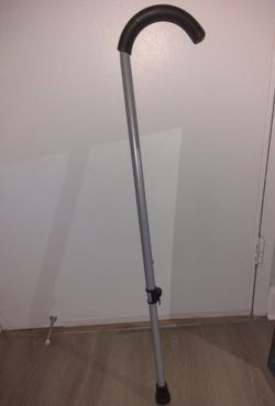 Adjustable Curved Handle Walking Cane