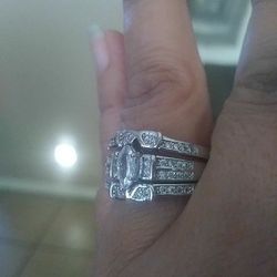3 ring silver 925