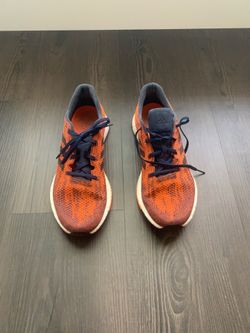 Adidas Boost Running Shoes Orange/Black Size 10.5