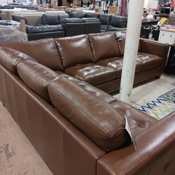 Sale! 100% Leather Sofas! 1950 Each 