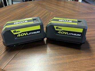 RYOBI 40V Lithium-Ion 6.0 Ah High Capacity Battery